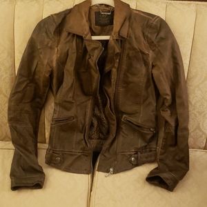 ZARA Pleather Biker Jacket